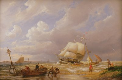 Pampas on the Zuider Zee, 19th Century by Pieter Cornelis Dommerson